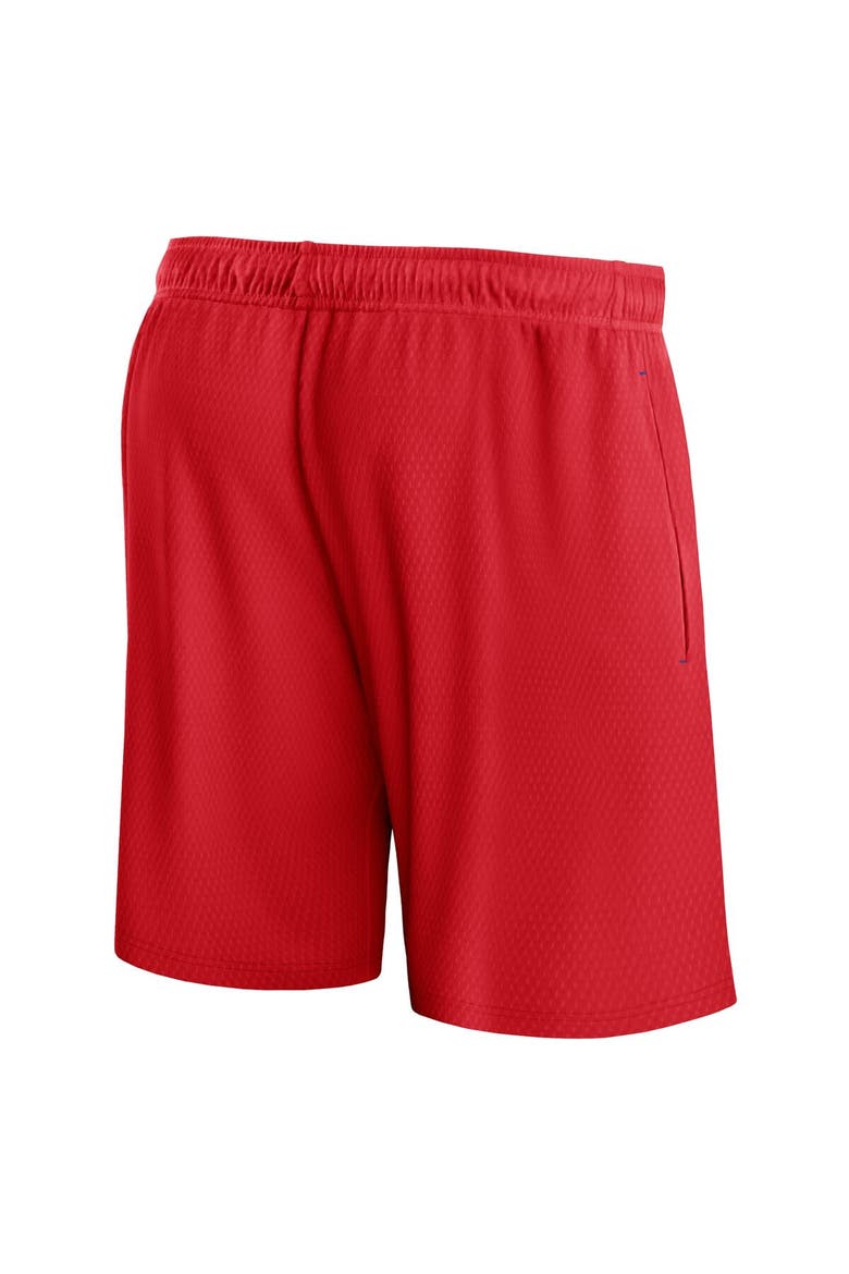 Men's Fanatics Branded Red LA Clippers Post Up Mesh Shorts, Alternate, color, Red