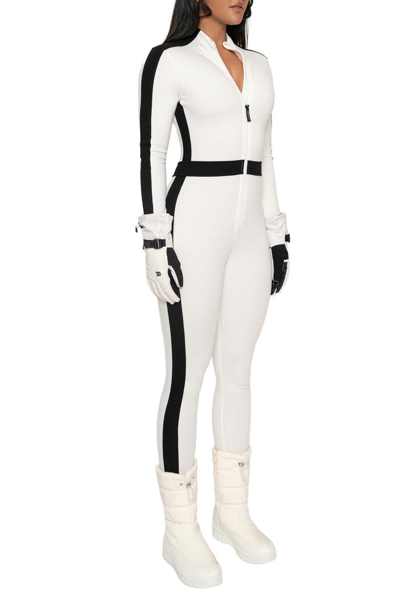 Off Limits Long Sleeve Jumpsuit, Alternate, color, IVORY