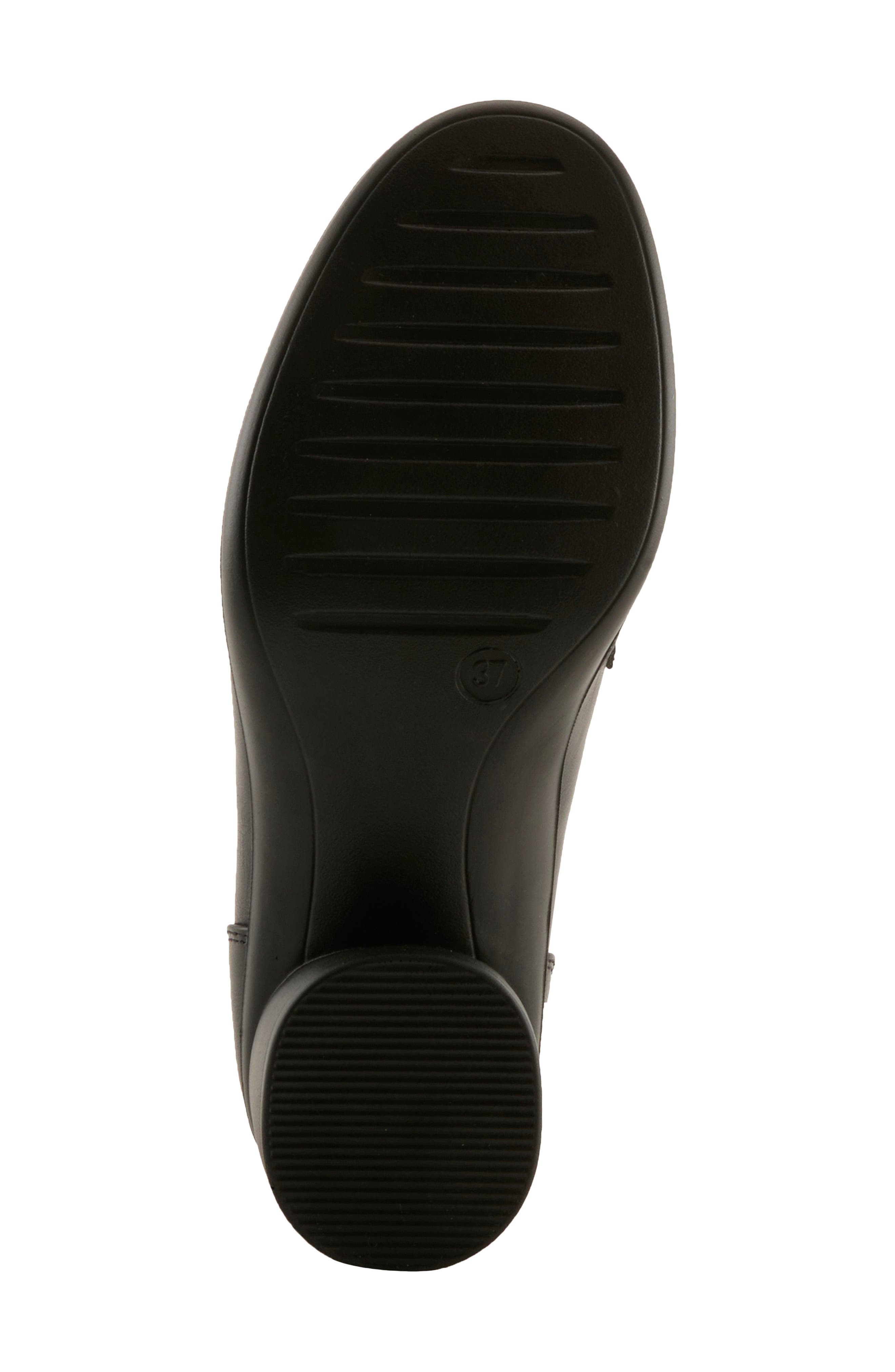 Calderoni Loafer Pump, Alternate, color, BLACK