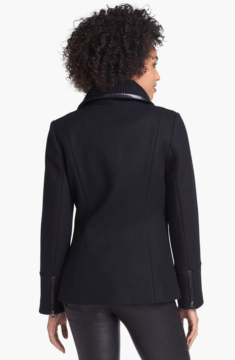 Trina Turk 'Abby' Zip Peacoat, Alternate, color, 