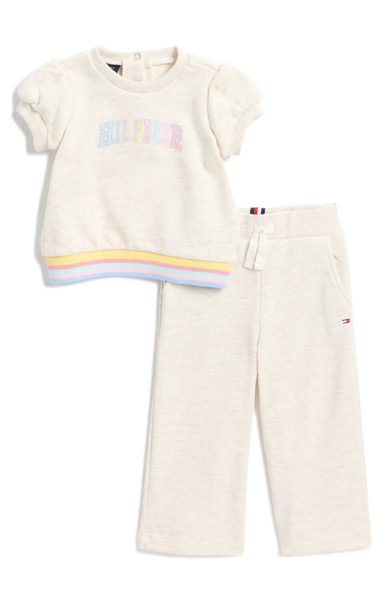 Tommy Hilfiger French Terry T-Shirt & Pants Set, Main, color,