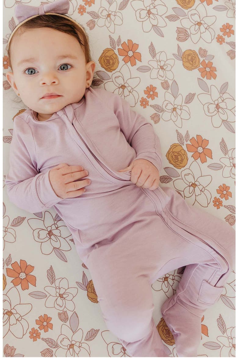 Lily Zip Front Footie, Alternate, color, LILY