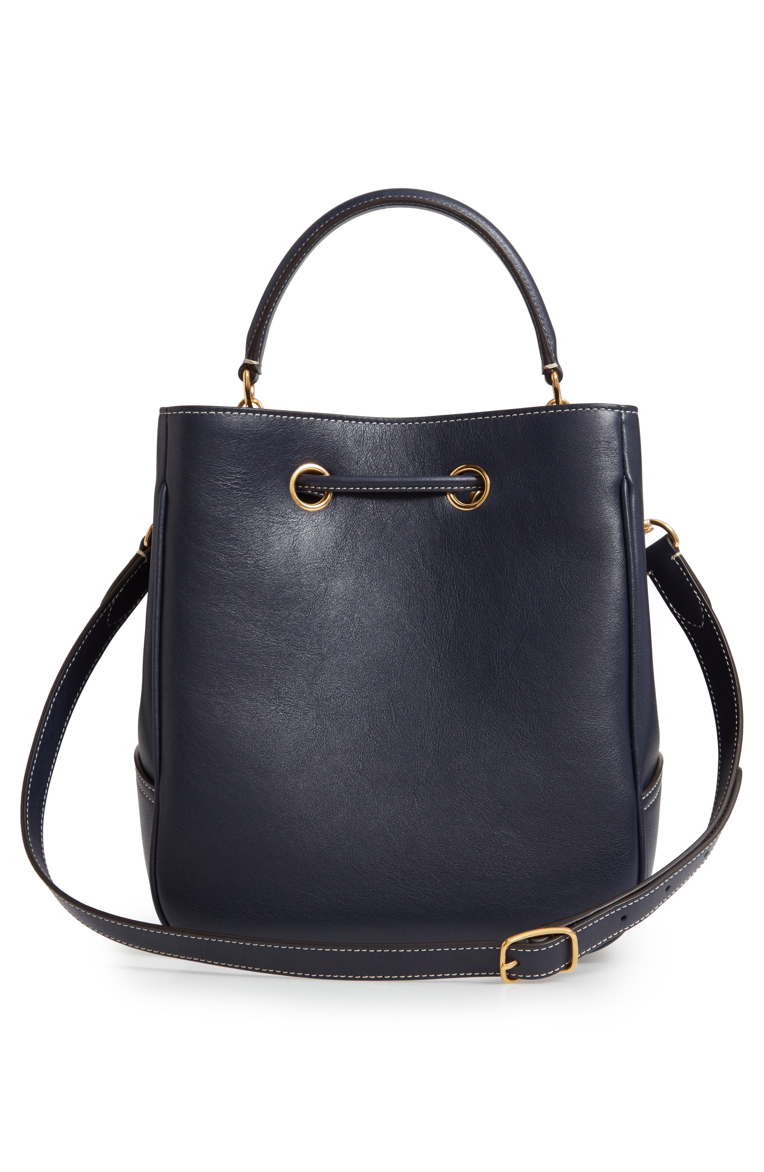 Mulberry Hampstead Silky Calfskin Leather Bucket Bag, Alternate, color, 