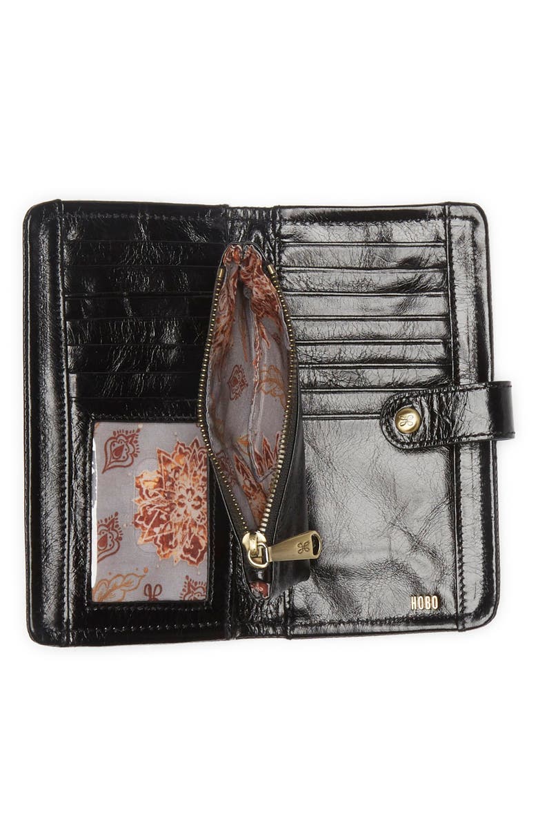 HOBO Torch Leather Snap Wallet, Alternate, color, 