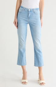L'AGENCE Tati High Waist Crop Micro Bootcut Jeans