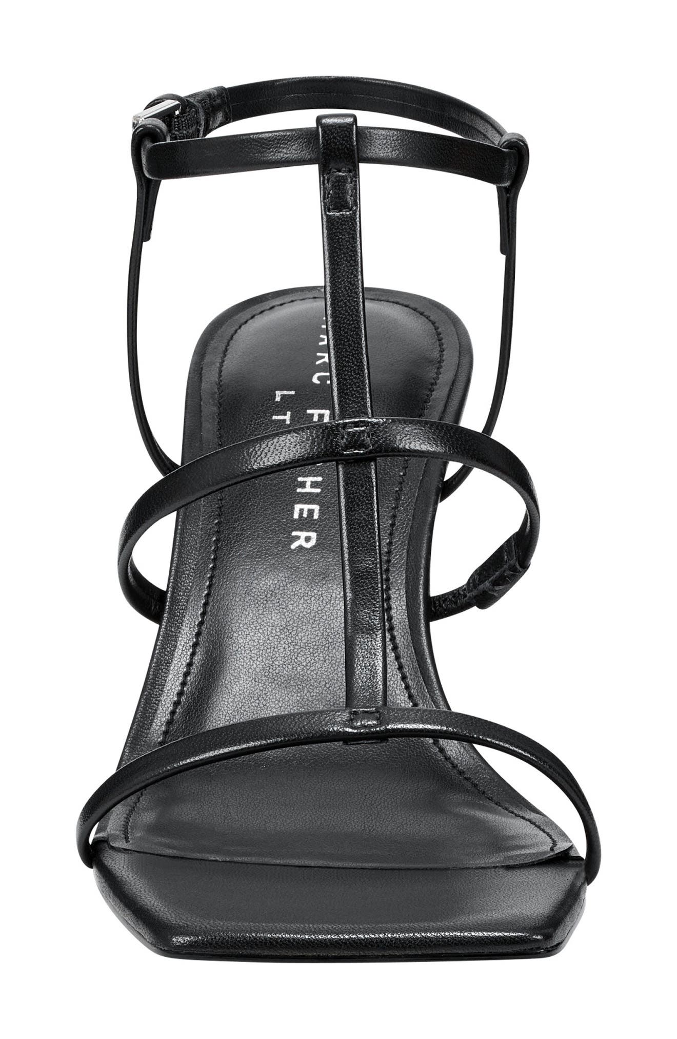 Marc Fisher LTD Dennie Ankle Strap Sandal, Alternate, color, Black