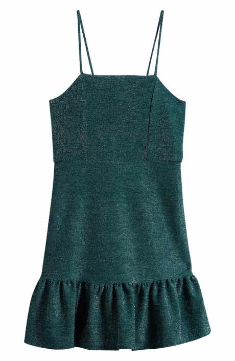 Ava & Yelly Kids' Metallic Party Dress
