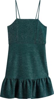 Ava & Yelly Kids' Metallic Party Dress