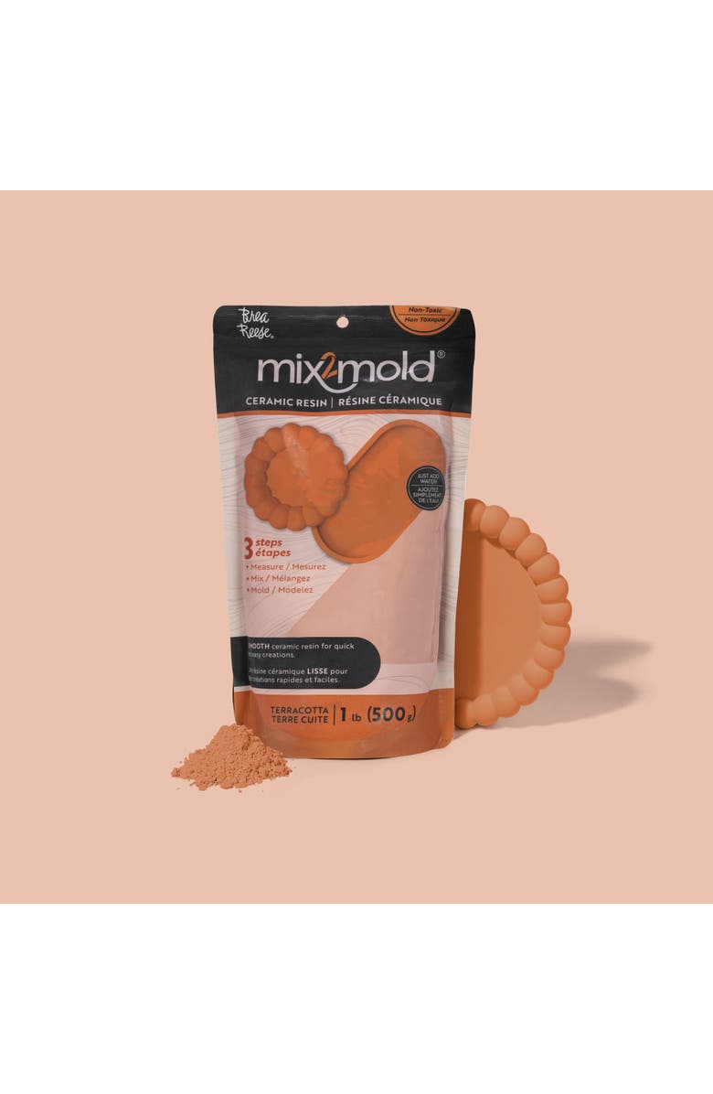 Brea Reese Mix2Mold Ceramic Resin Terracotta Powder 1Lb Bag, Alternate, color, Multicolored