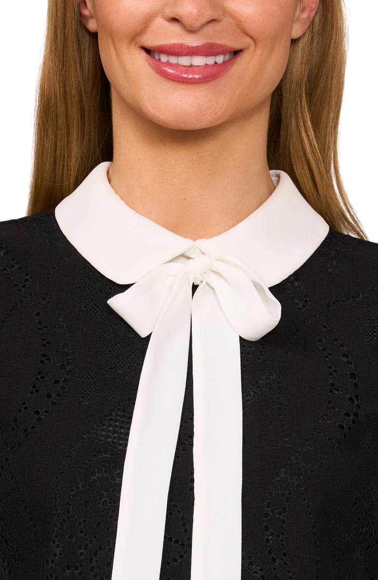 CeCe Bow Lace Top, Alternate, color, 