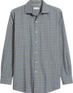 Peter Millar Bar Harbour Plaid Flannel Performance Button-Up Shirt