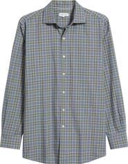 Peter Millar Bar Harbour Plaid Flannel Performance Button-Up Shirt