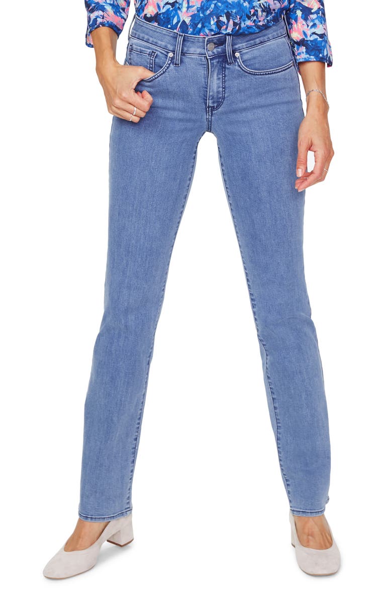 Marilyn High Waist Cool Embrace Straight Leg Jeans, Alternate, color, DELRAY