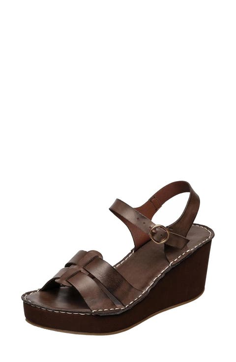 Saya Platform Wedge Slingback Sandal (Women)