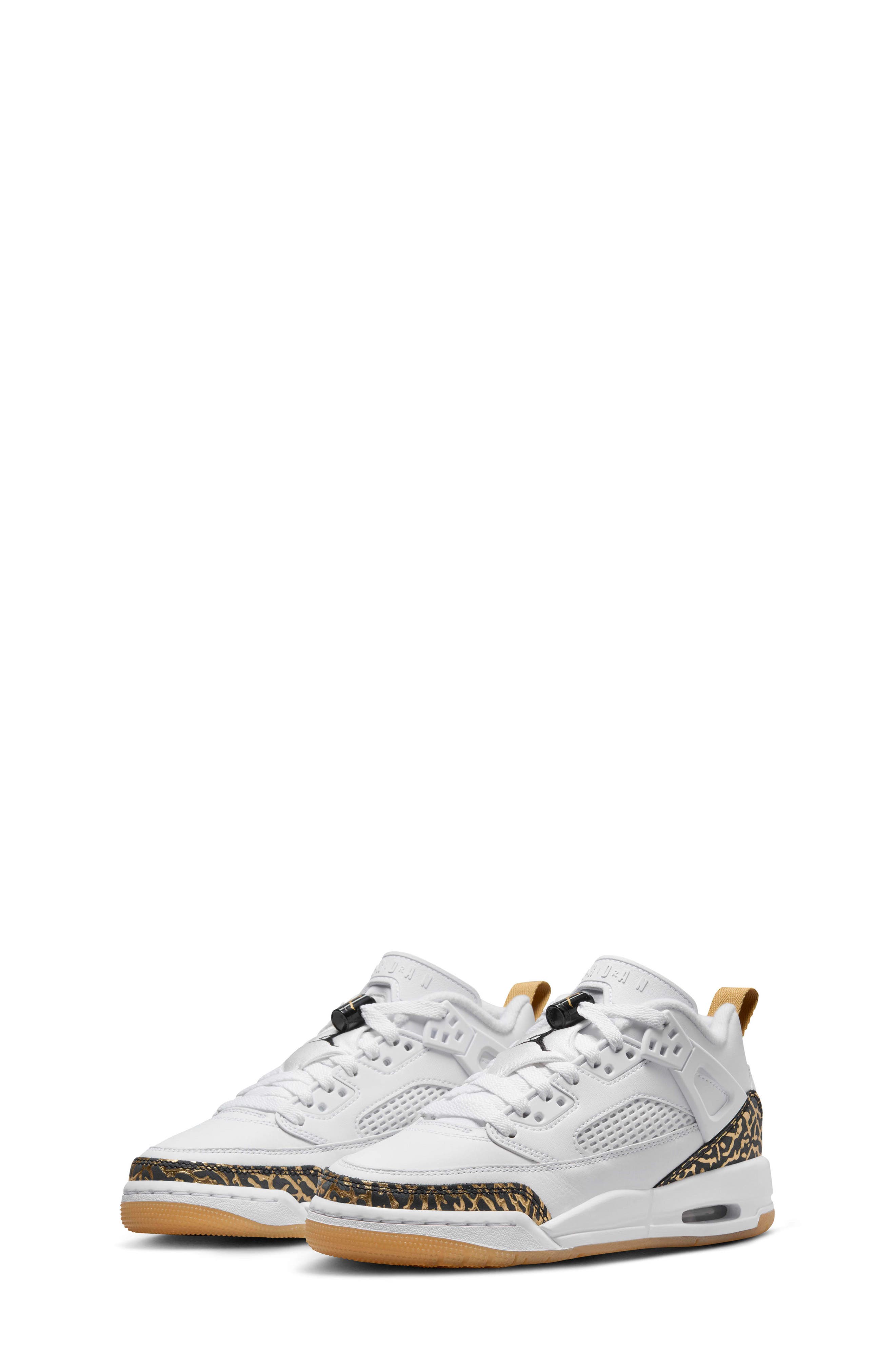 Nike Kids' Spizike Low Sneaker, Main, color, White/ Gold/ Sail/ Black