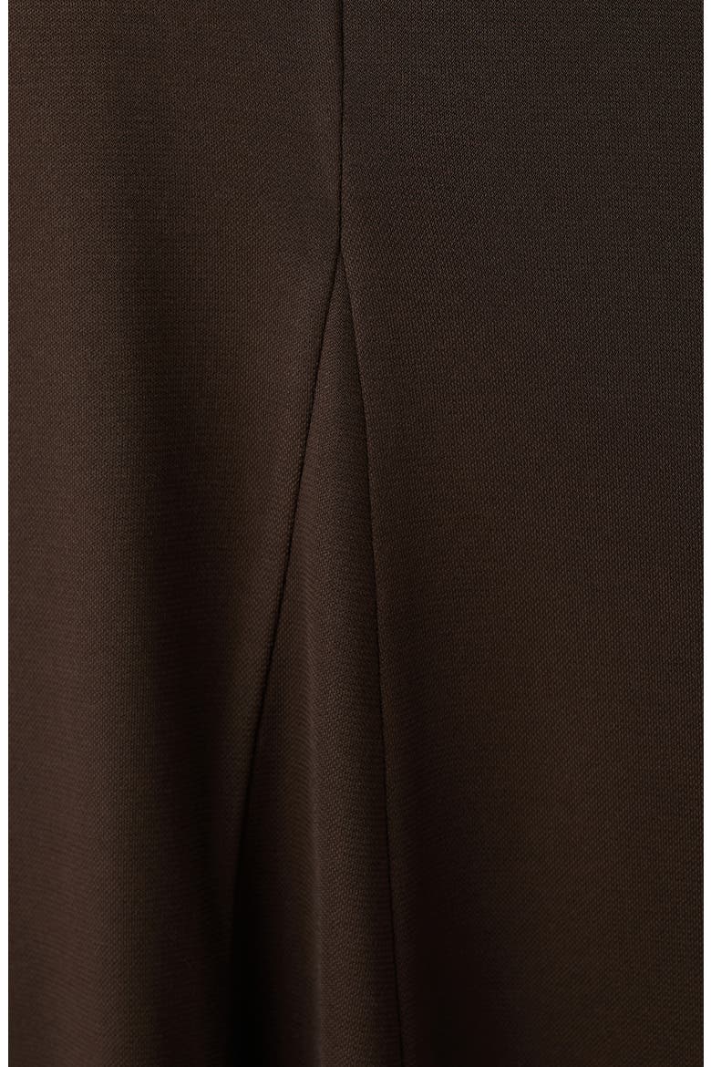 Odette Godet Pleat Skirt, Alternate, color, BROWN