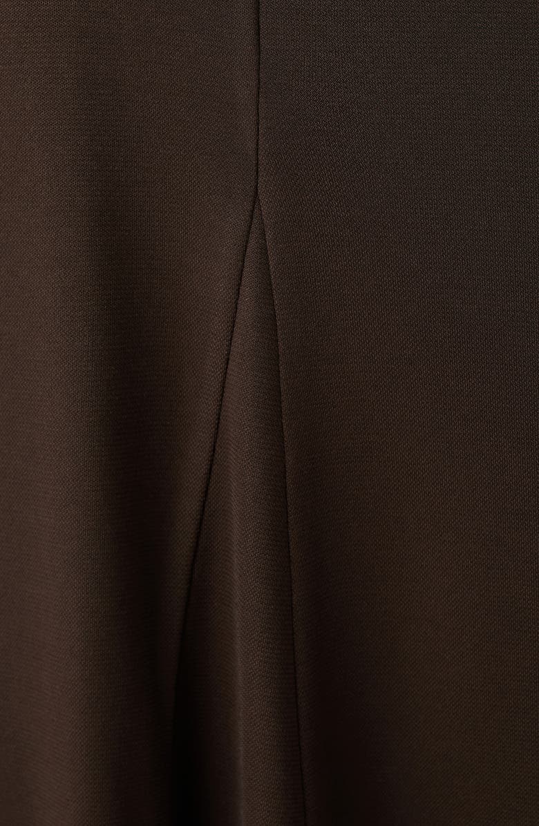 MANGO Odette Godet Pleat Skirt, Alternate, color, Brown