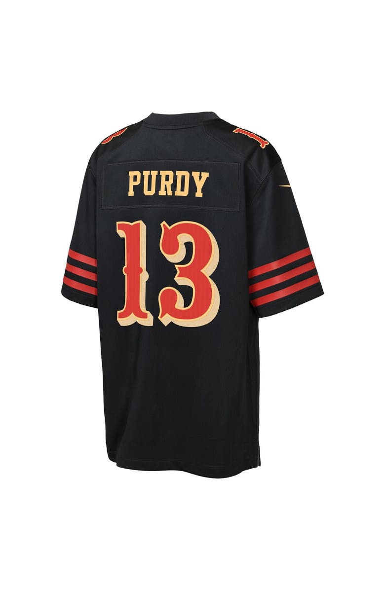 Nike Youth Nike Brock Purdy Black San Francisco 49ers 2025 Rivalries Collection Game Jersey, Alternate, color, Black
