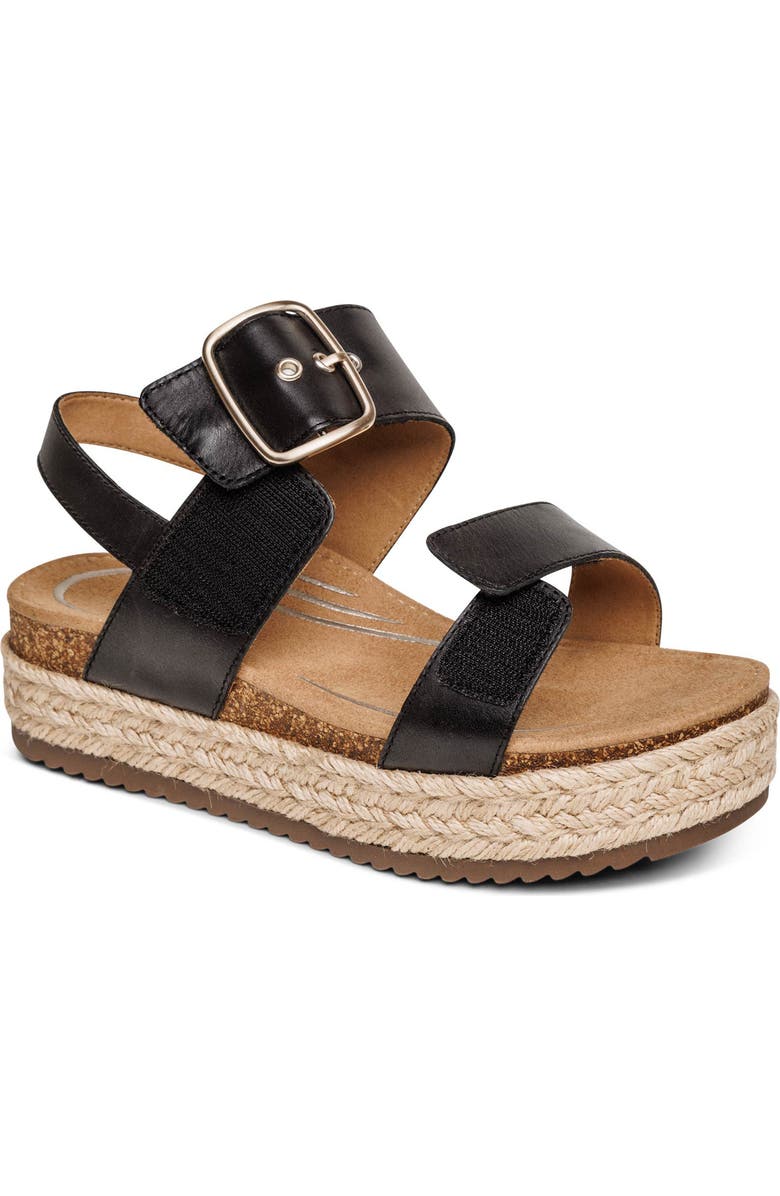 Aetrex Vania Platform Sandal, Main, color,