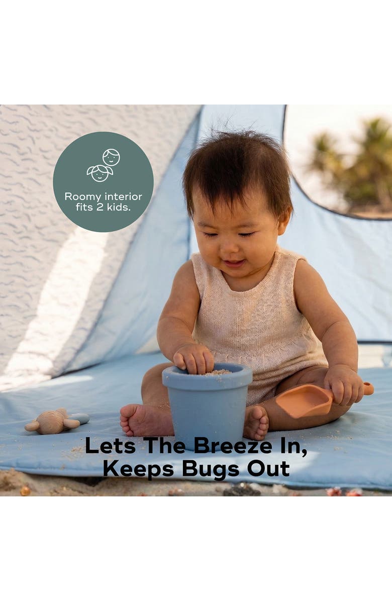 Babymoov Blue Waves Anti-UV Sun Tent, Alternate, color, Blue Waves