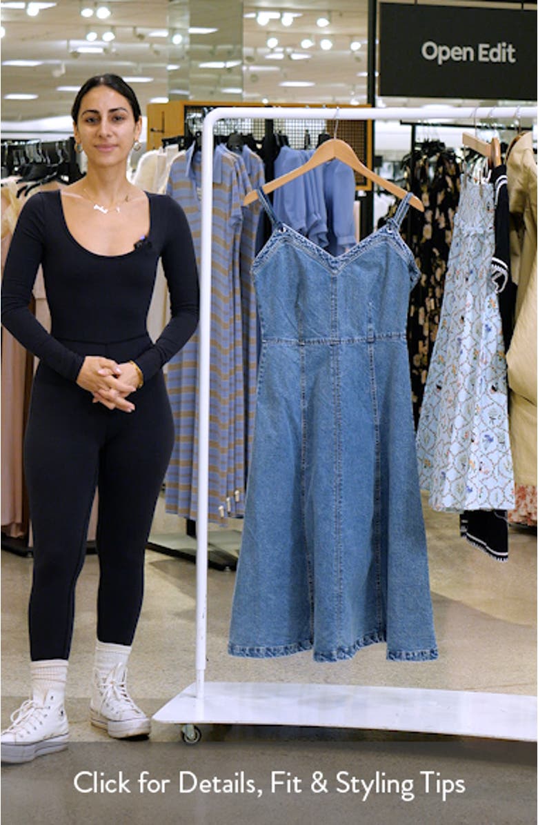 Harley Denim A-Line Dress, sales video thumbnail