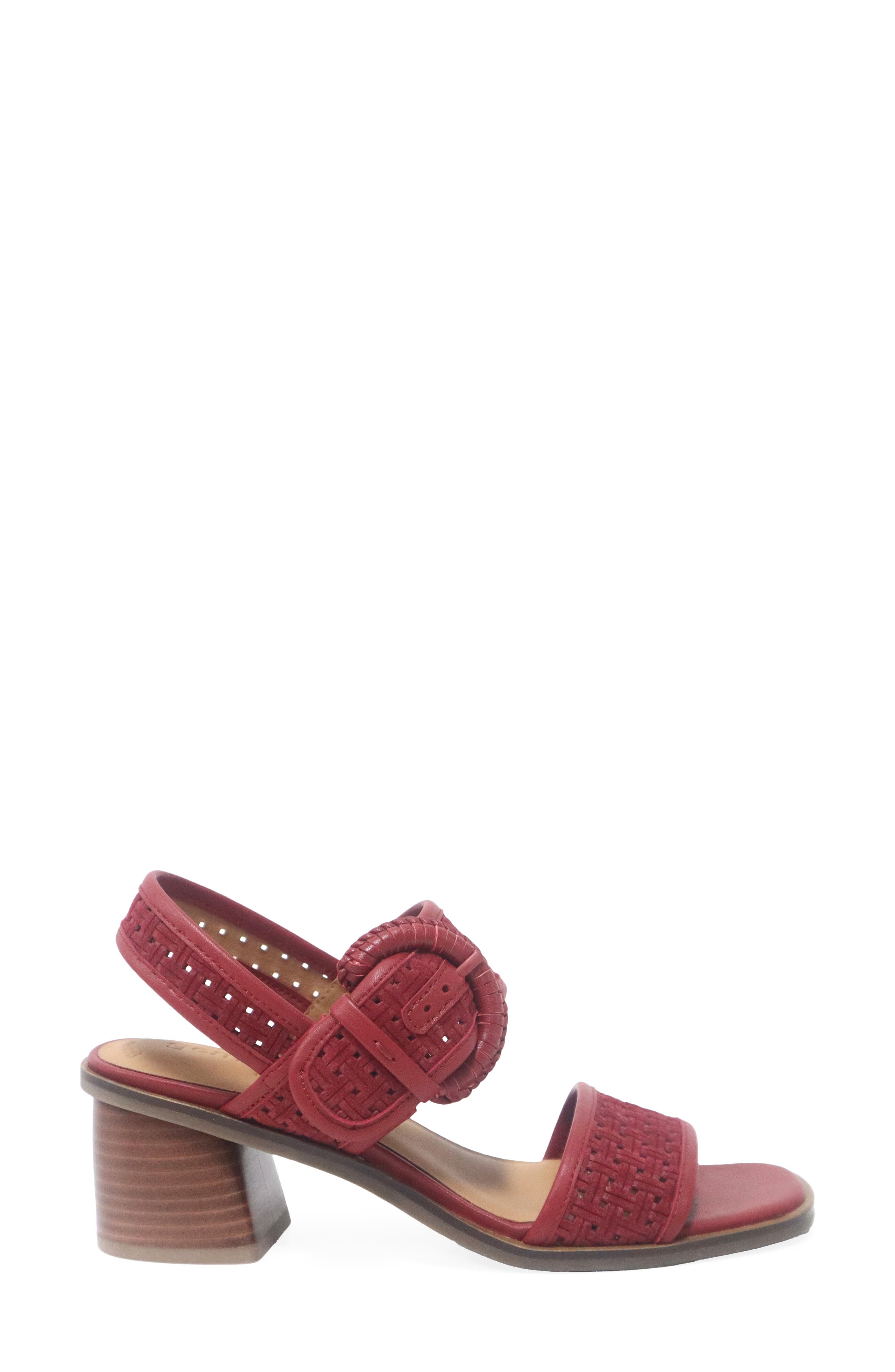 Mystic Slingback Sandal, Alternate, color, RED DAHLIA SUEDE