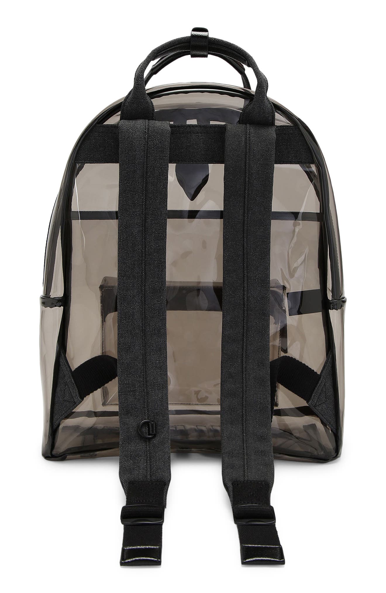 Kurt Geiger London Large Kensington Clear Backpack, Alternate, color, Black