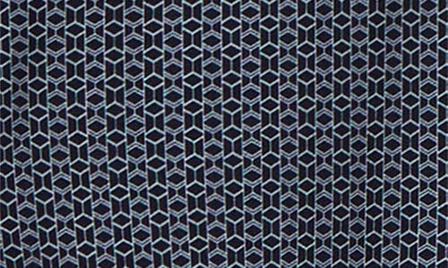 Hugo Boss Boss Roan Kent Geo Print Button-up Shirt In Dark Blue