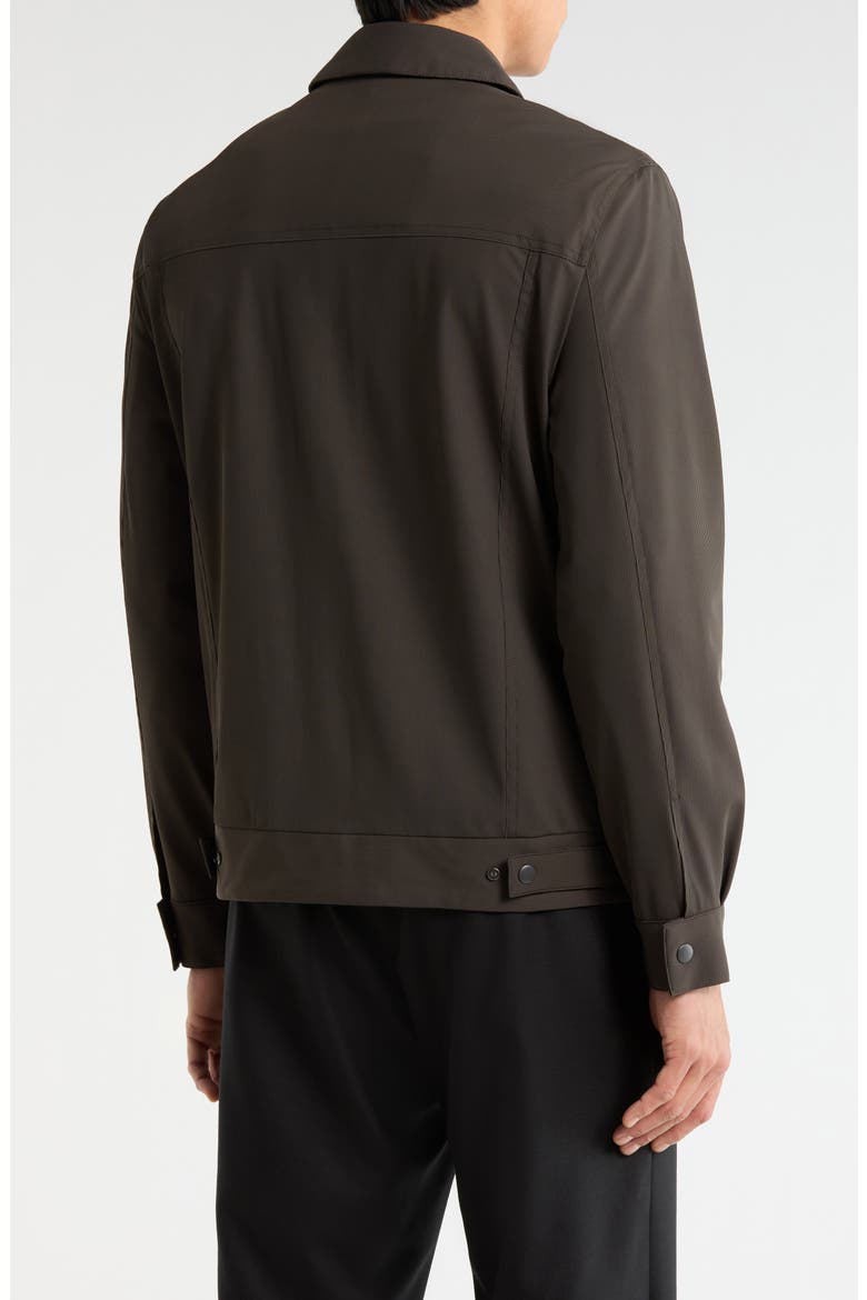 Fremantle Technical Knit Jacket, Alternate, color, DARK OLIVE