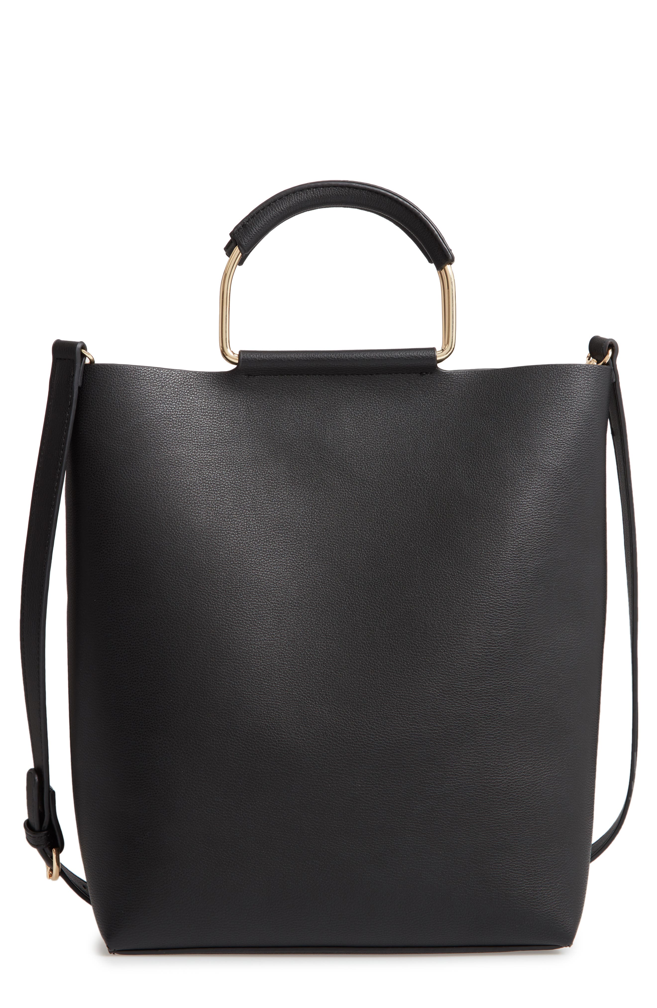 Chelsea28 Payton Convertible Faux Leather Tote, Main, color, 