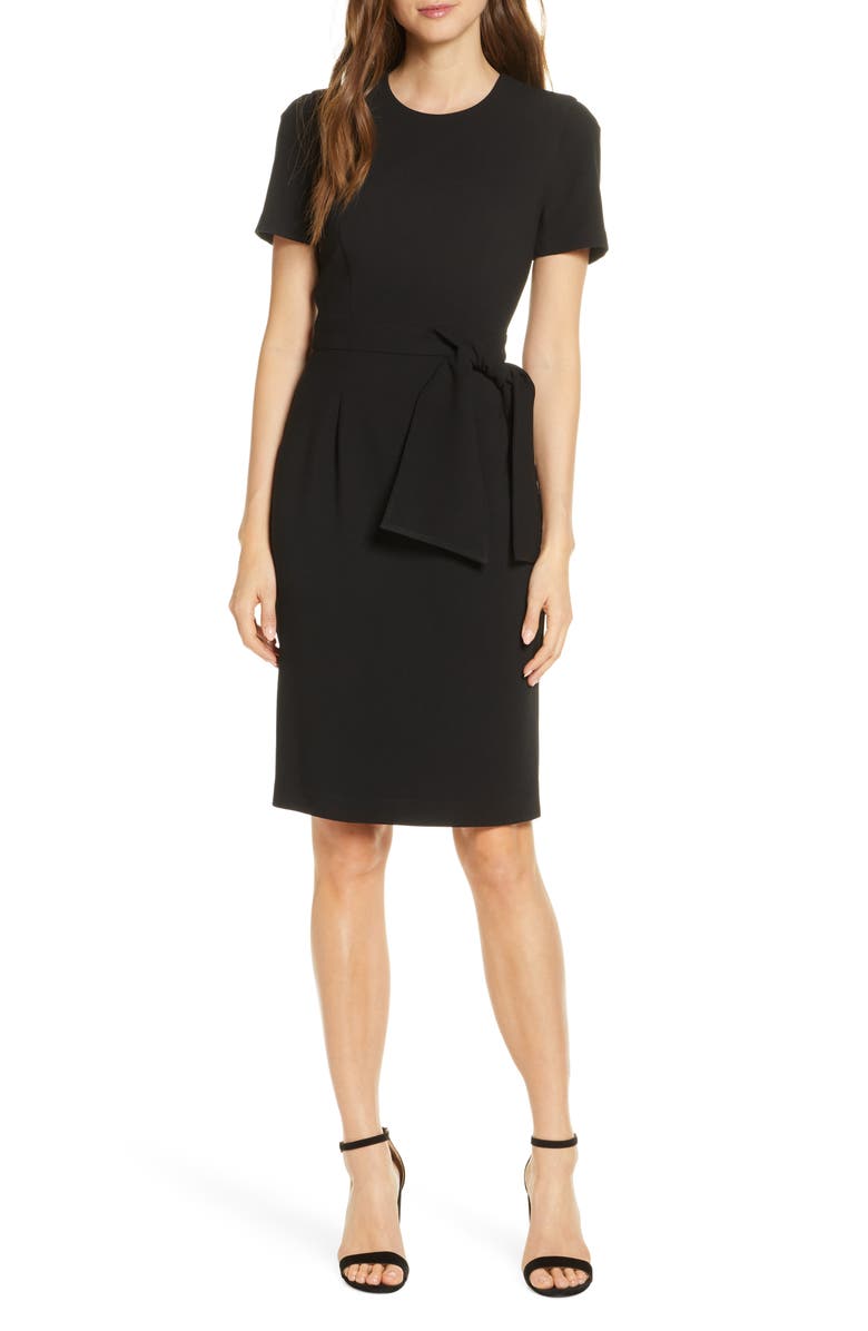 Black Halo Harbor Sheath Dress, Main, color, 