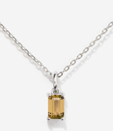 Little Sky Stone Silver Birthstone Necklace