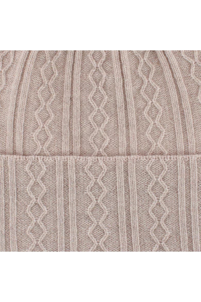 The Windsor Merino Wool Cable Knit Beanie, Alternate, color, Ivory