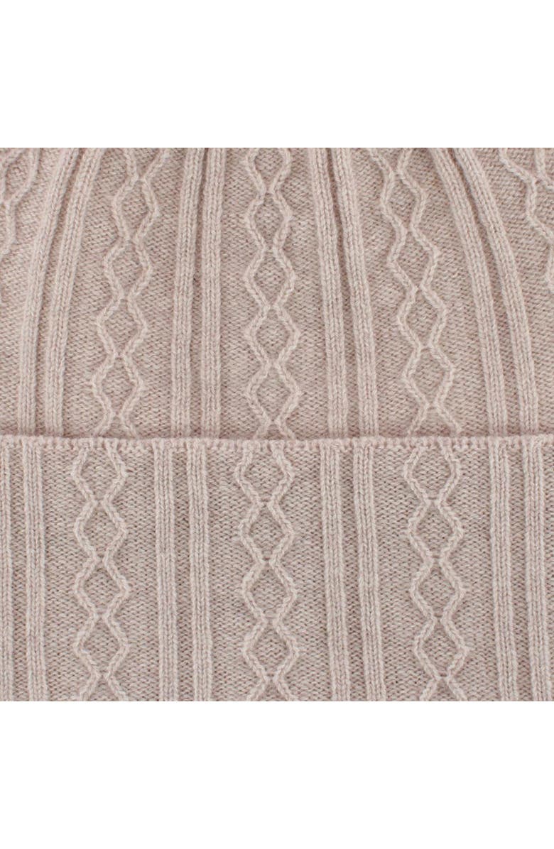 Trafalgar The Windsor Merino Wool Cable Knit Beanie, Alternate, color, Ivory