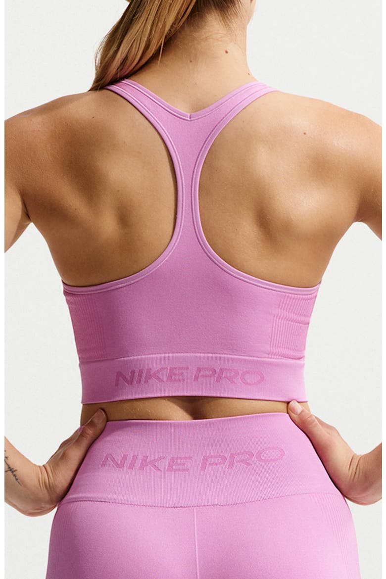 Pro Seamless Dri-FIT Bra, Alternate, color, LIGHT MAGENTA