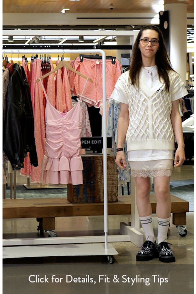 Carinne Ruched Sleeveless Minidress video