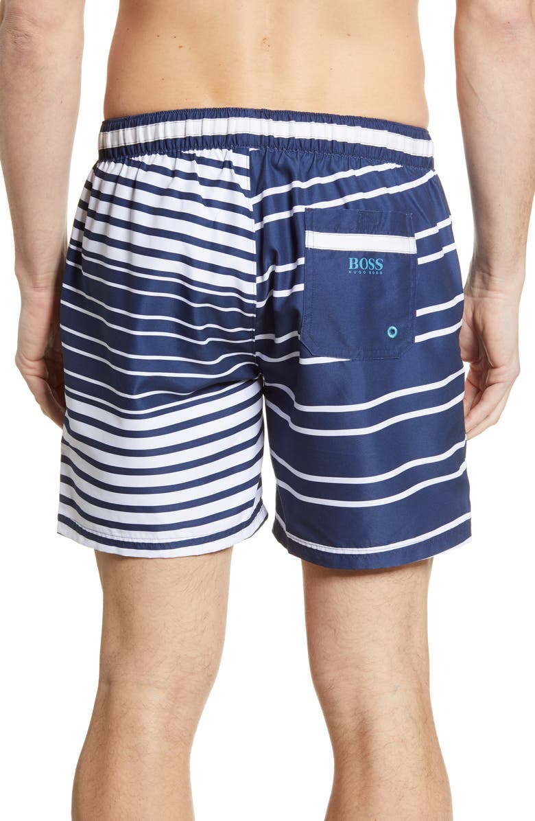 BOSS Glasfish Swim Trunks, Alternate, color, 
