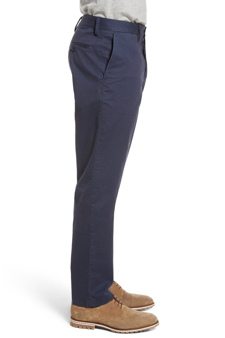 Ballard Slim Fit Stretch Chino Pants, Alternate, color, NAVY BLUE