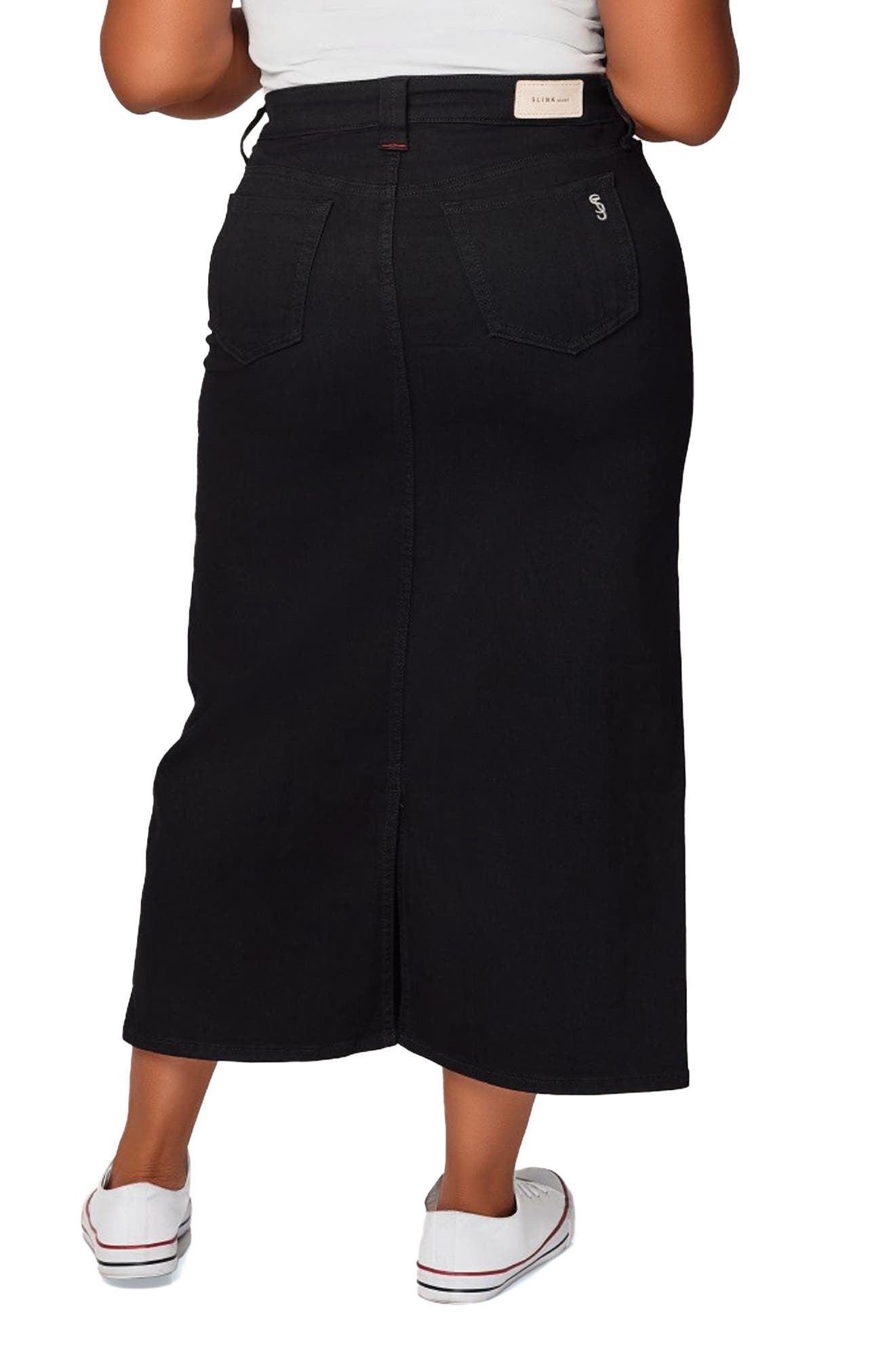 Denim Maxi Skirt - image 2