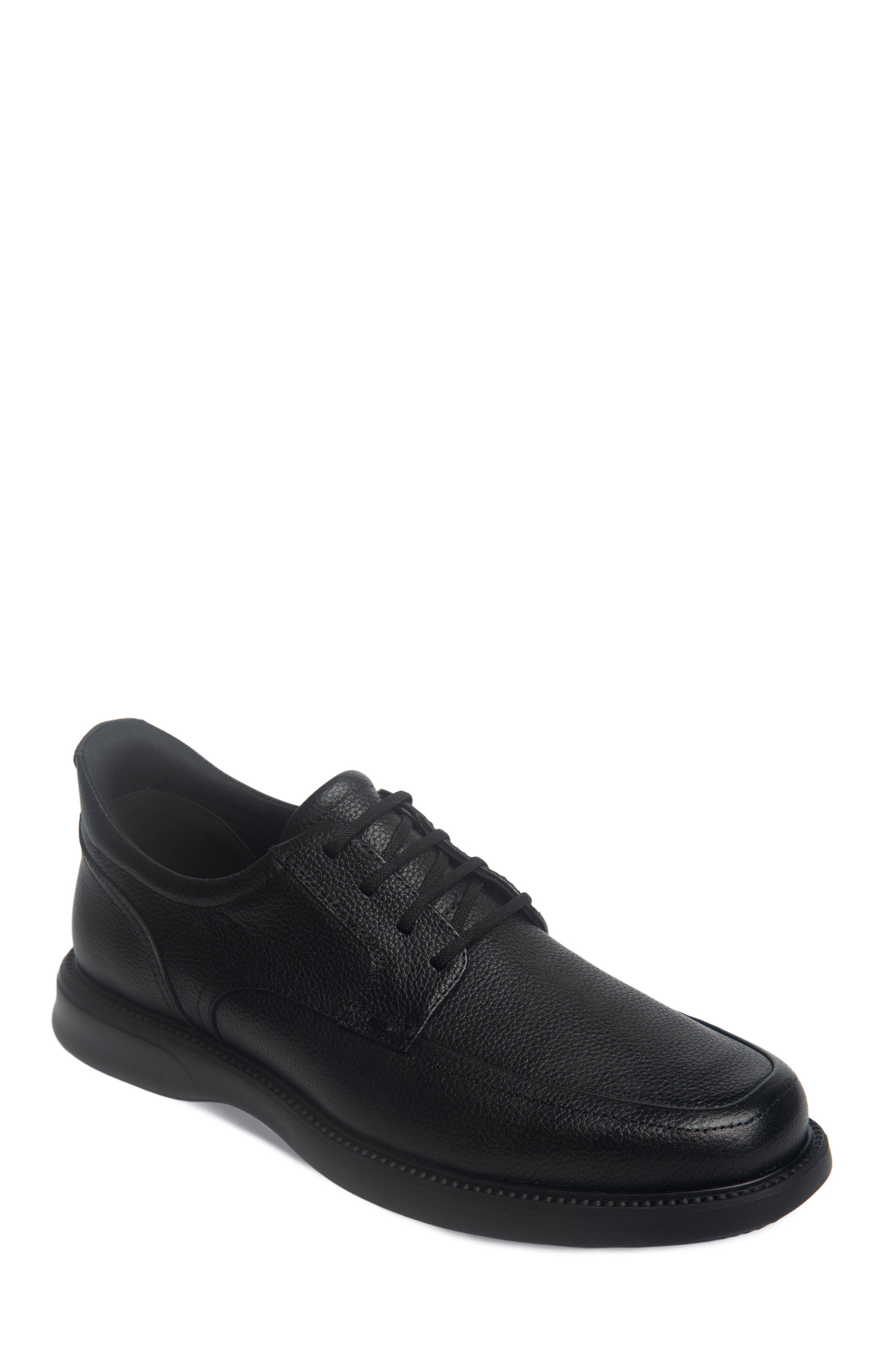 Black Grainy Leather