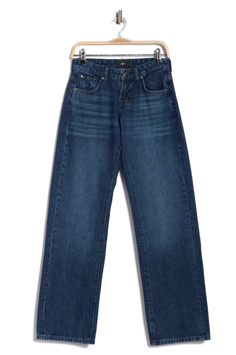 Low Rise Straight Leg Jeans, Alternate, color, KENDALLVILLE