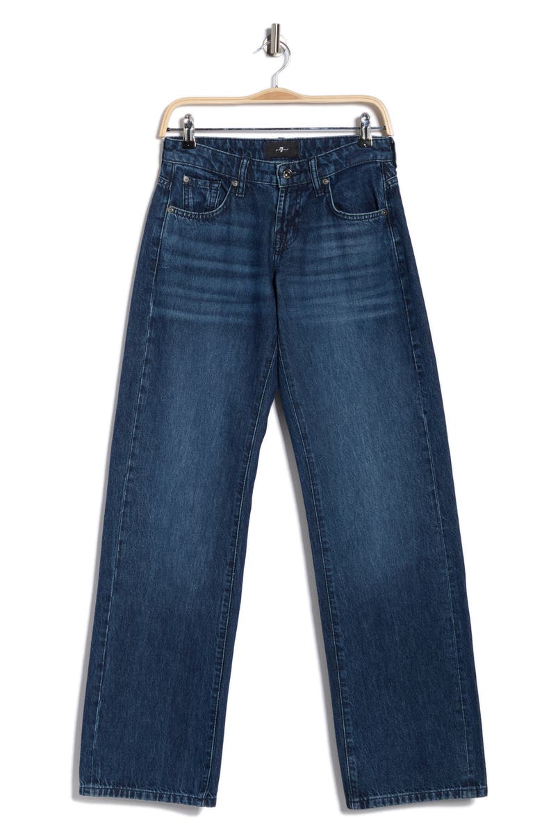 7 For All Mankind Low Rise Straight Leg Jeans, Main, color, Kendallville
