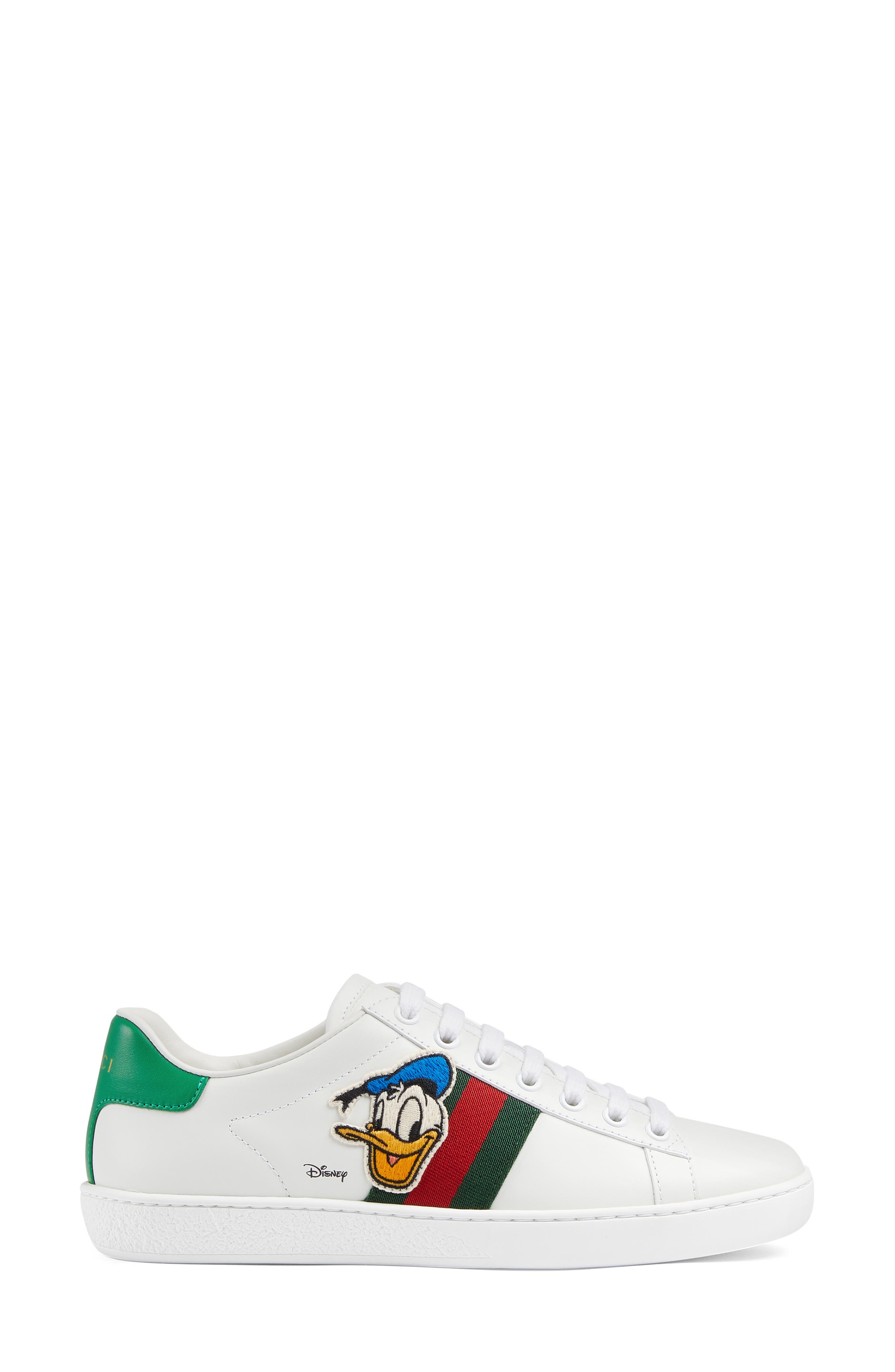 Gucci x Disney Ace Donald Duck Low Top Sneaker, Alternate, color, 