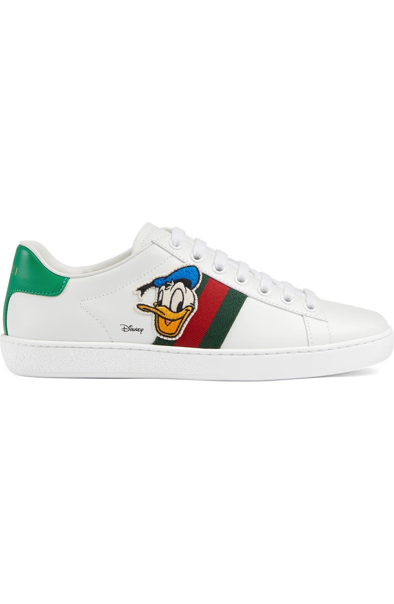 Gucci x Disney Ace Donald Duck Low Top Sneaker, Alternate, color,