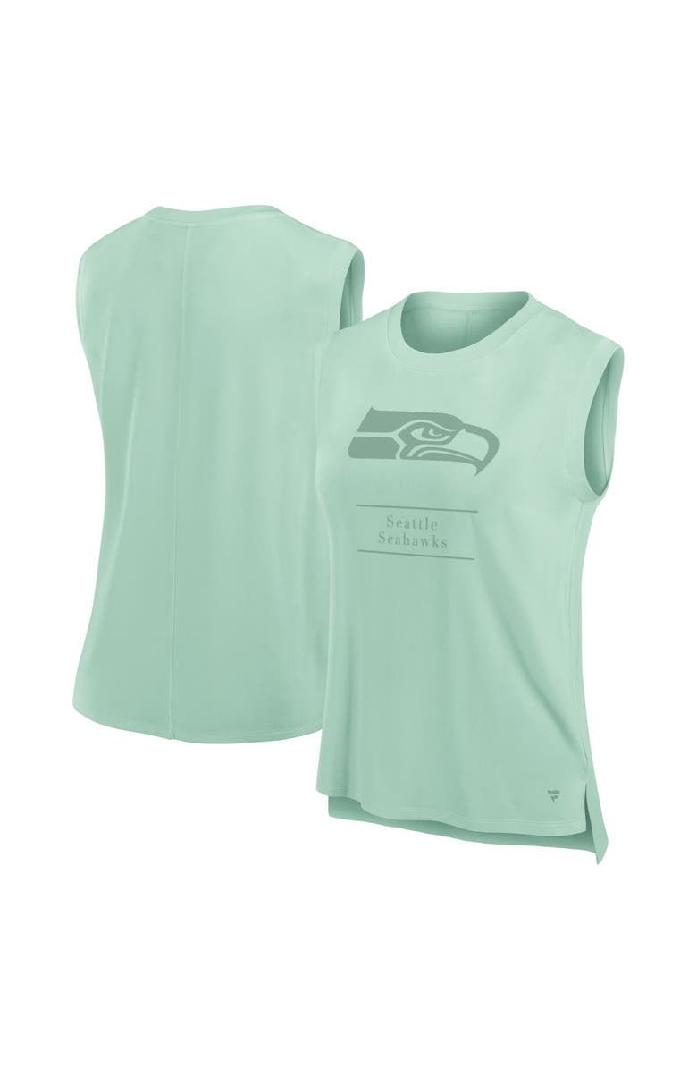 FANATICS Women's Fanatics Mint Seattle Seahawks Studio Embrace Tank Top, Main, color, Mint