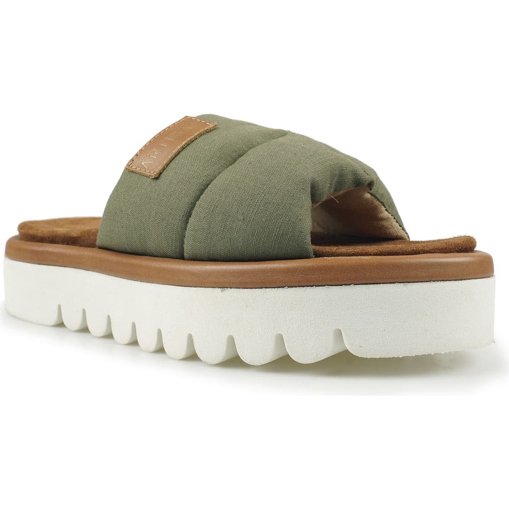 Artisan Crafted By Zigi Pax Platform Sandal In Olive