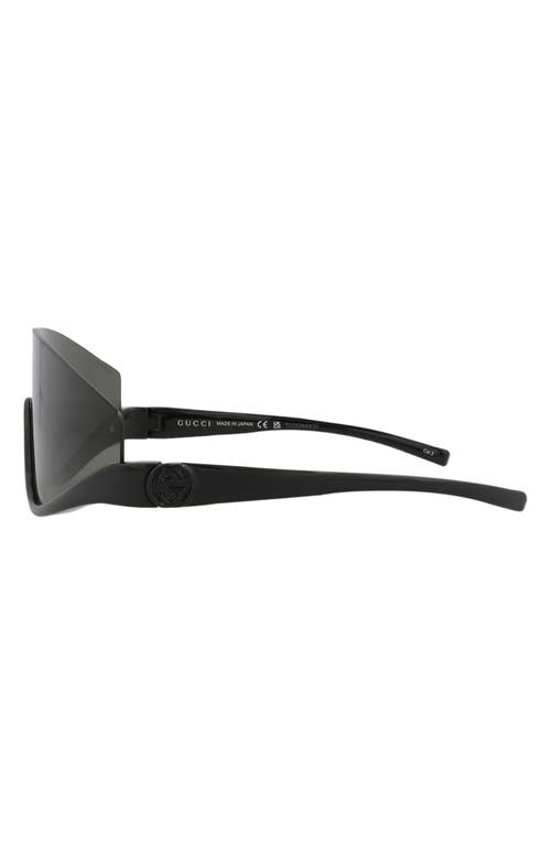 Gucci 99mm Shield Sunglasses In Black