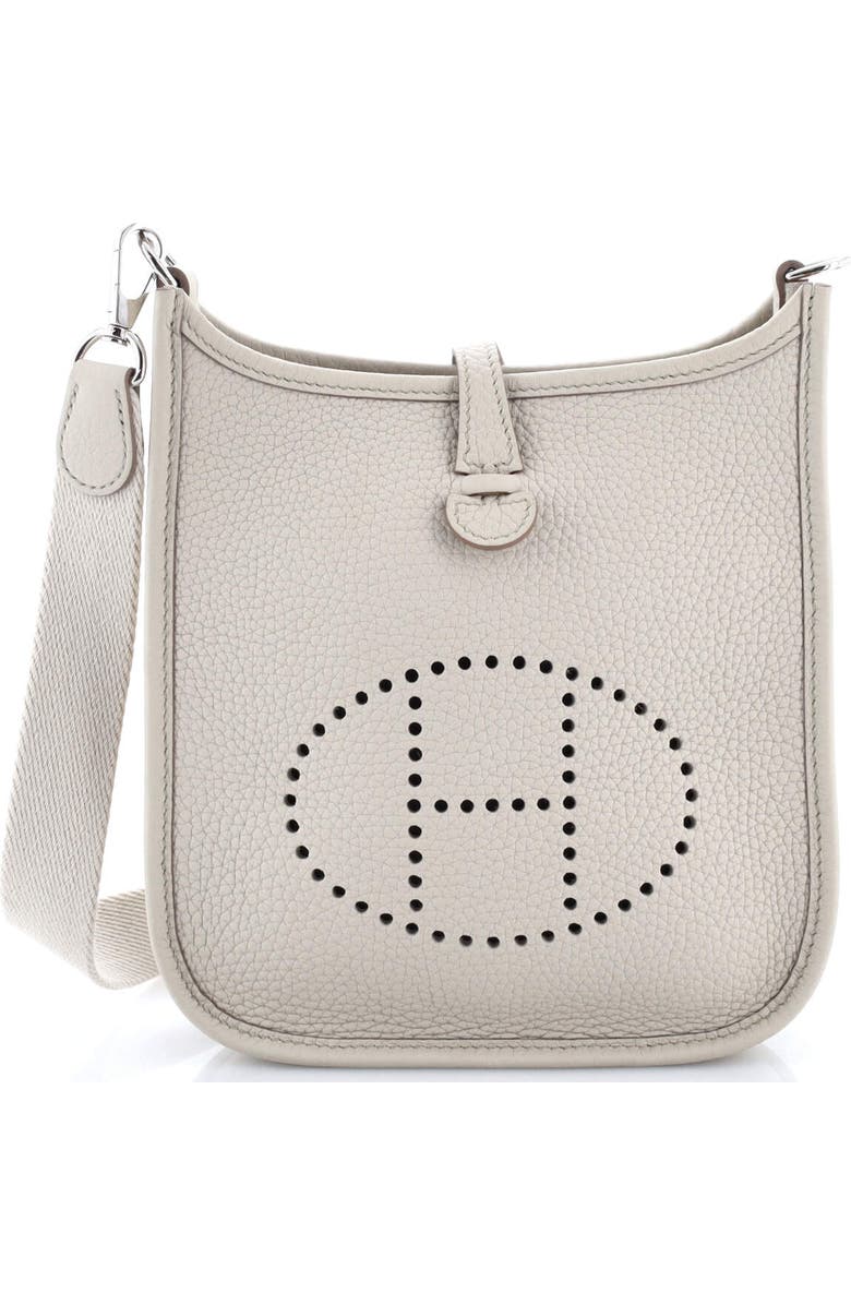 Pre-Owned Hermes Evelyne Bag Gen III Clemence TPM, Main, color, Beton