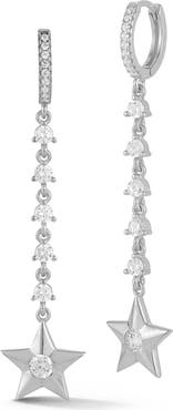 SPHERA MILANO Cubic Zirconia Star Drop Earrings