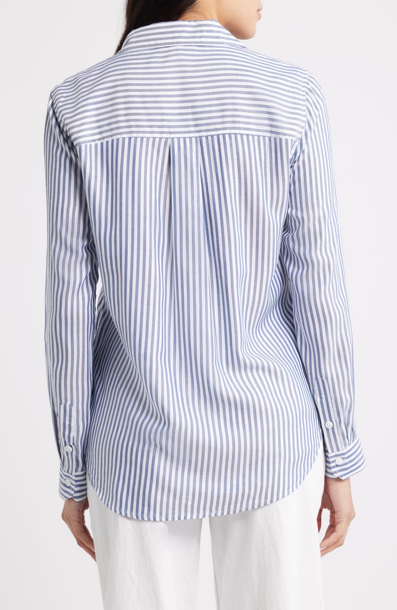 beachlunchlounge Haley Popover Shirt, Alternate, color, Majestic Blue